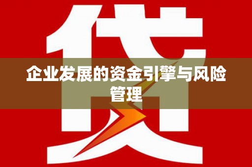 临县企业发展的资金引擎与风险管理