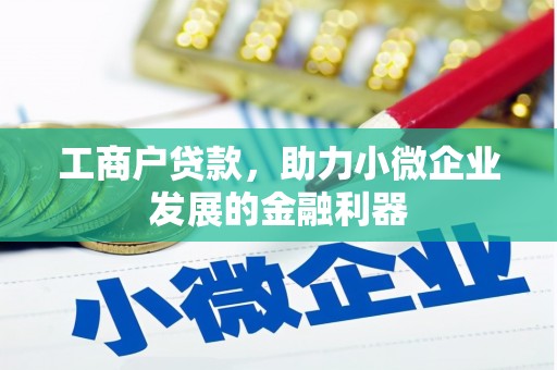 临县工商户贷款，助力小微企业发展的金融利器