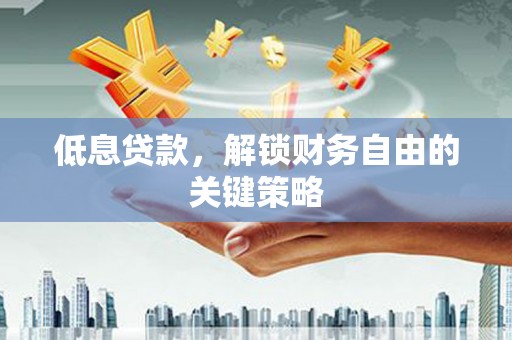 临县低息贷款，解锁财务自由的关键策略