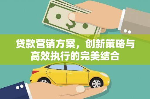 临县贷款营销方案，创新策略与高效执行的完美结合