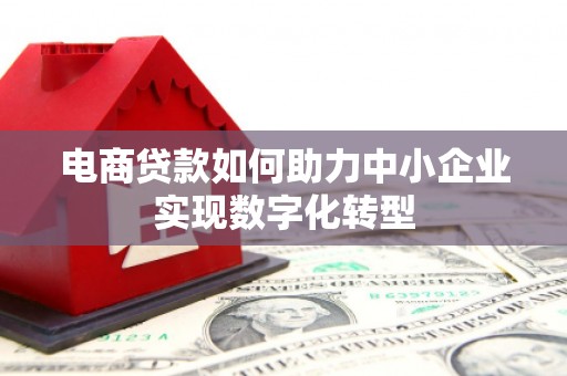 临县电商贷款如何助力中小企业实现数字化转型