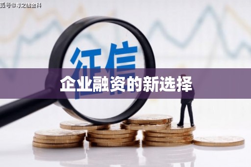 临县企业融资的新选择