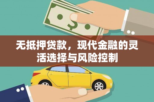 临县无抵押贷款，现代金融的灵活选择与风险控制