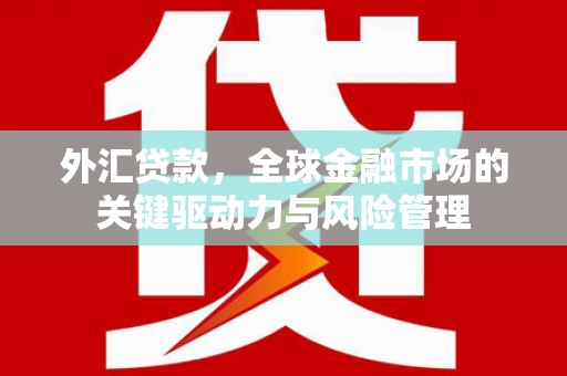 临县外汇贷款，全球金融市场的关键驱动力与风险管理