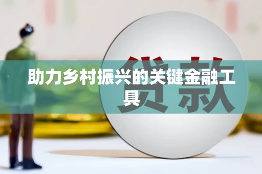 临县助力乡村振兴的关键金融工具