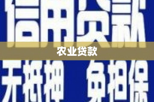 临县农业贷款