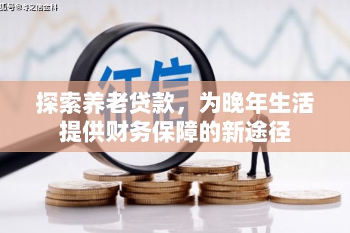 临县探索养老贷款，为晚年生活提供财务保障的新途径