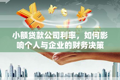 临县小额贷款公司利率，如何影响个人与企业的财务决策