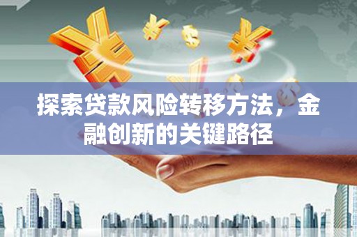 临县探索贷款风险转移方法，金融创新的关键路径