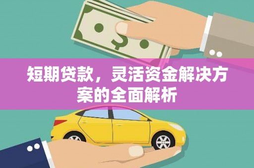临县短期贷款，灵活资金解决方案的全面解析