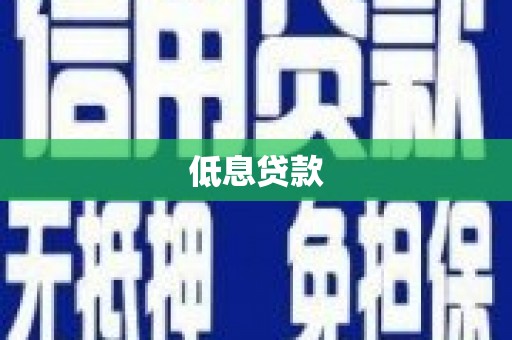 临县低息贷款