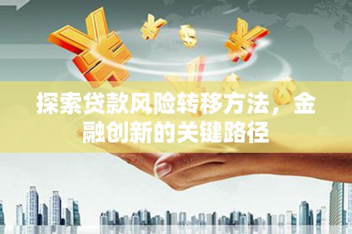 临县探索贷款风险转移方法，金融创新的关键路径
