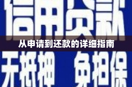 临县从申请到还款的详细指南