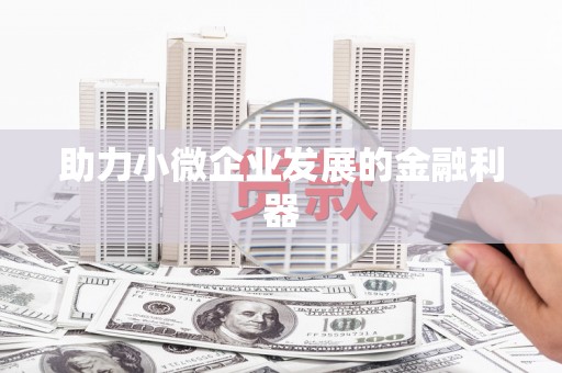 临县助力小微企业发展的金融利器