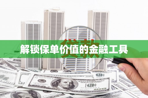临县解锁保单价值的金融工具