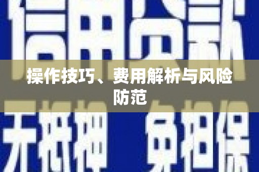 临县操作技巧、费用解析与风险防范